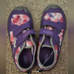 Keen Kids Tie-Dye Purple and Pink Sneakers